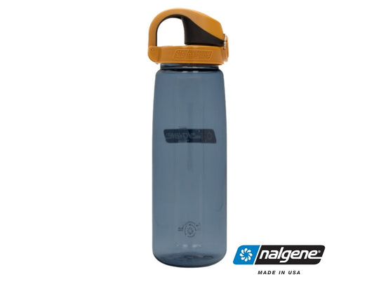 Nalgene水壼 Sustain OTF 運動水壼 650ml 犀牛灰/棕黑蓋 mabuvalley