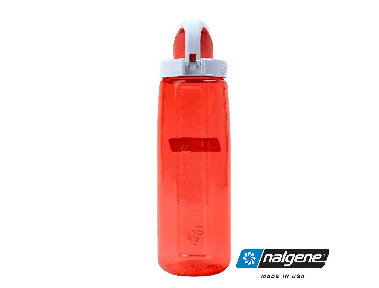 Nalgene水壼 Sustain OTF 運動型水壼 650ml 珊瑚紅/冰霜蓋 mabuvalley