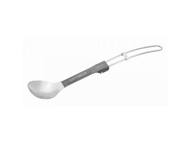 OPTIMUS Folding Ti Long Spoon 鈦合金摺疊長湯匙 mabuvalley