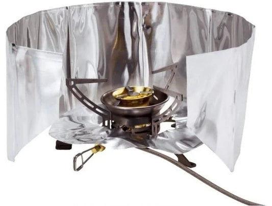 OPTIMUS 輕量鋁製擋風板 適用Nova & Nova+ 及多數蜘蛛爐頭 mabuvalley