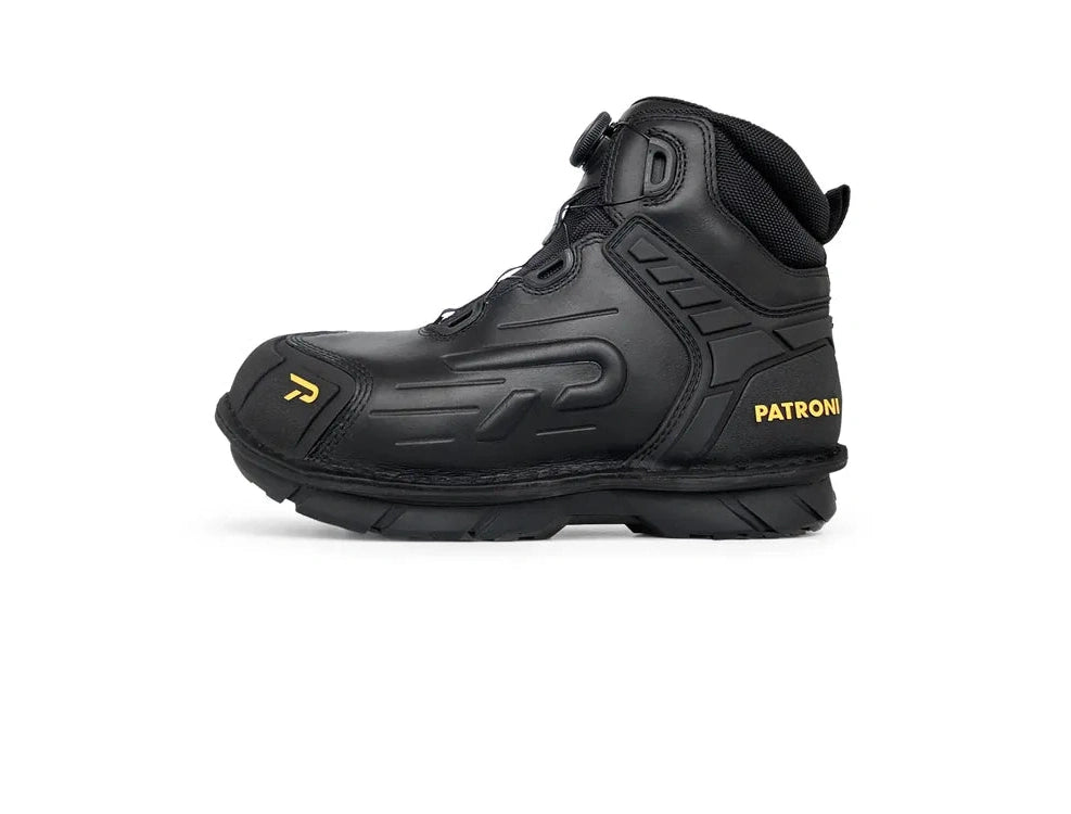 PATRONI 戰神靴 SF2307BLK SD防水快旋鈕抗靜電安全鞋 mabuvalley