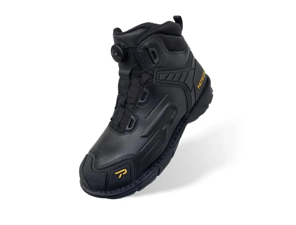 PATRONI 戰神靴 SF2307BLK SD防水快旋鈕抗靜電安全鞋 mabuvalley