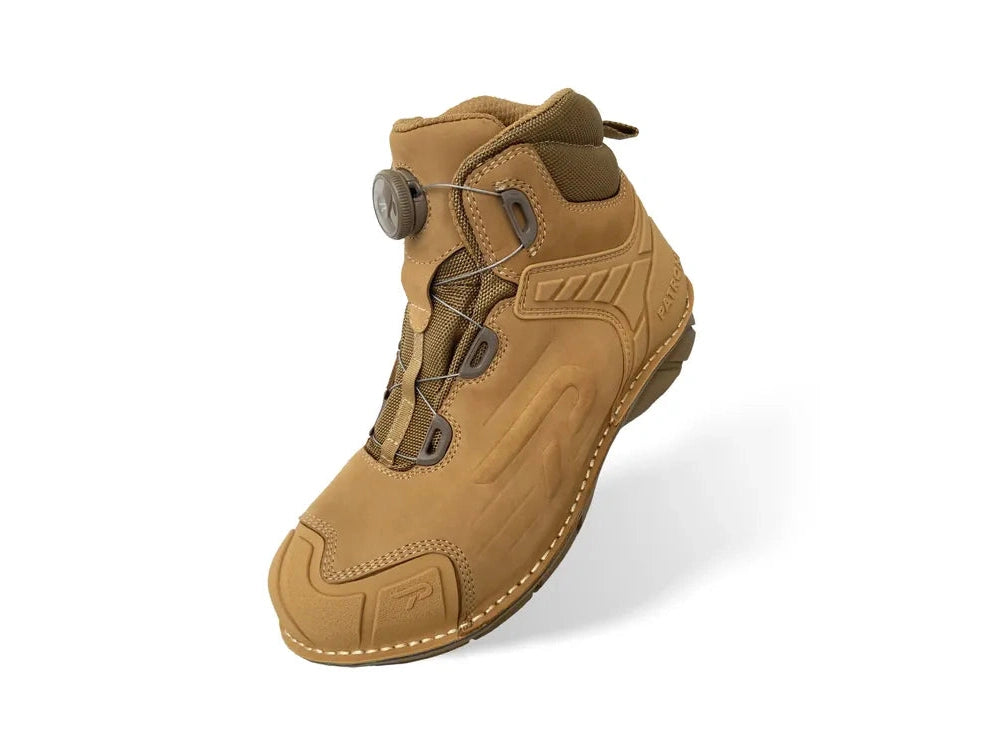 PATRONI 戰神靴 SF2307BRN SD防水快旋鈕抗靜電安全鞋 mabuvalley