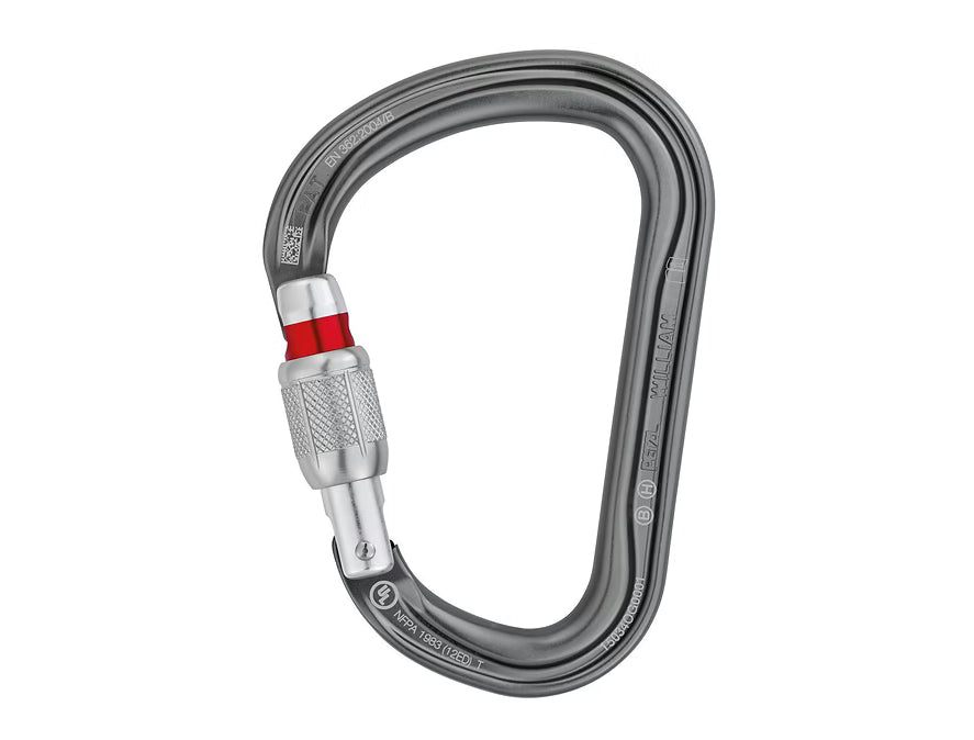 PETZL WILLIAM SCREW-LOCK 鋁合金梨型有鎖鉤環 mabuvalley