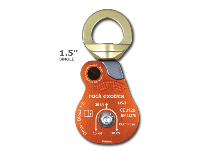 Rock Exotica Omni-Block 1.5" Single Pulley 萬向轉軸單滑輪 mabuvalley