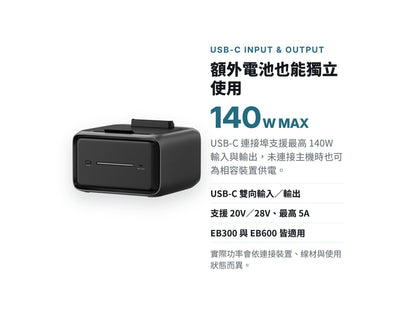 EcoFlow RIVER 3 Plus 額外電池 EB300 /EB600