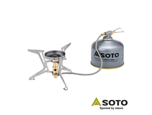 SOTO 穩壓防風分離式登山爐/蜘蛛爐 SOD-331 日本製 mabuvalley