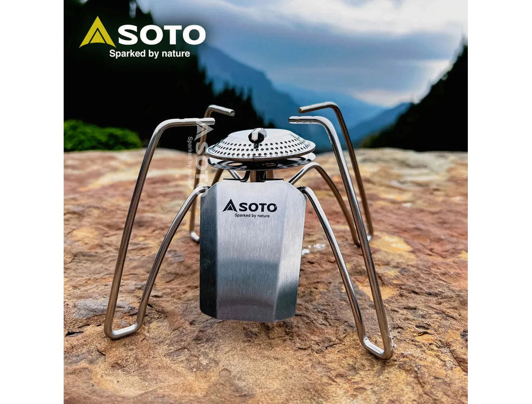 SomAbito　ソマノゴトク（SOTO　ST-340用） SOTO portable voltage-stabilizing spider stove ST-340, made in