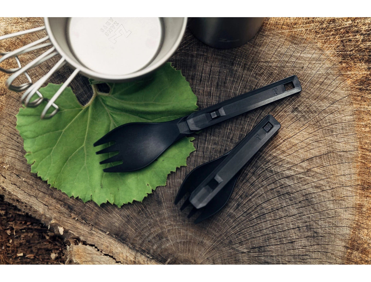 ZANE ARTS COMPACT ROOBE SPORK BLACK 摺疊叉匙 mabuvalley