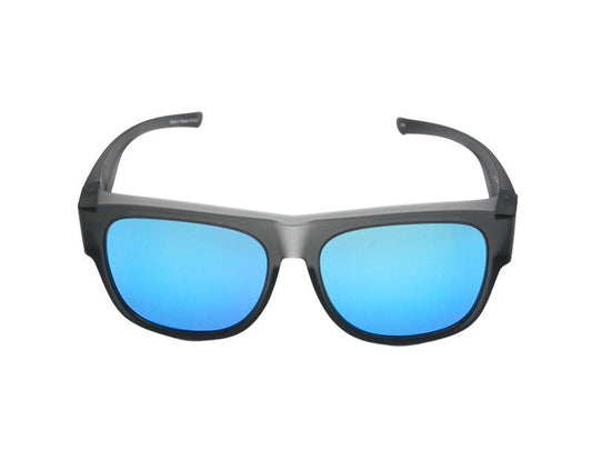 ZIV ELEGANT II 外掛偏光太陽眼鏡 霧透明灰方圓框 108-S103040 mabuvalley