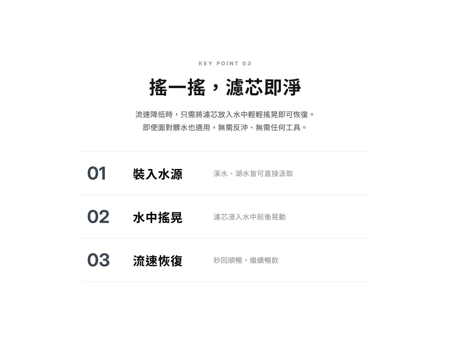 KATADYN 淨水設備 BeFree AC 個人隨身濾水器 1.0L 岩石藍 BeFree AC Filter 1.0L Slate Blue mabuvalley
