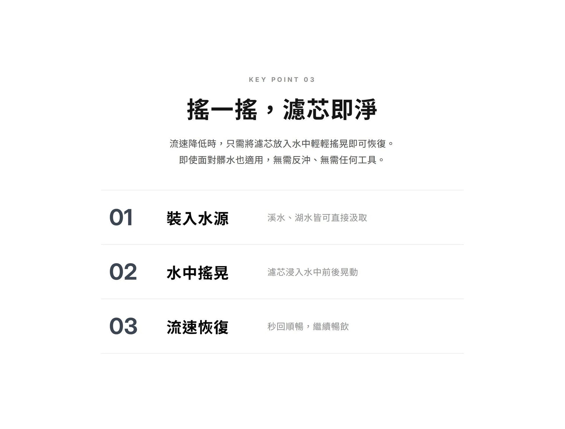 KATADYN 淨水設備 BeFree AC 個人隨身濾水器 1.0L 岩石藍 BeFree AC Filter 1.0L Slate Blue mabuvalley