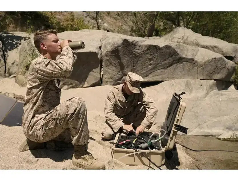 KATADYN HFD PS40 Military Portable Watermaker Squad On-Site Water Production Scenario