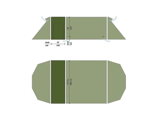 HILLEBERG Stalon XL Extension 史特龍延伸帳組件